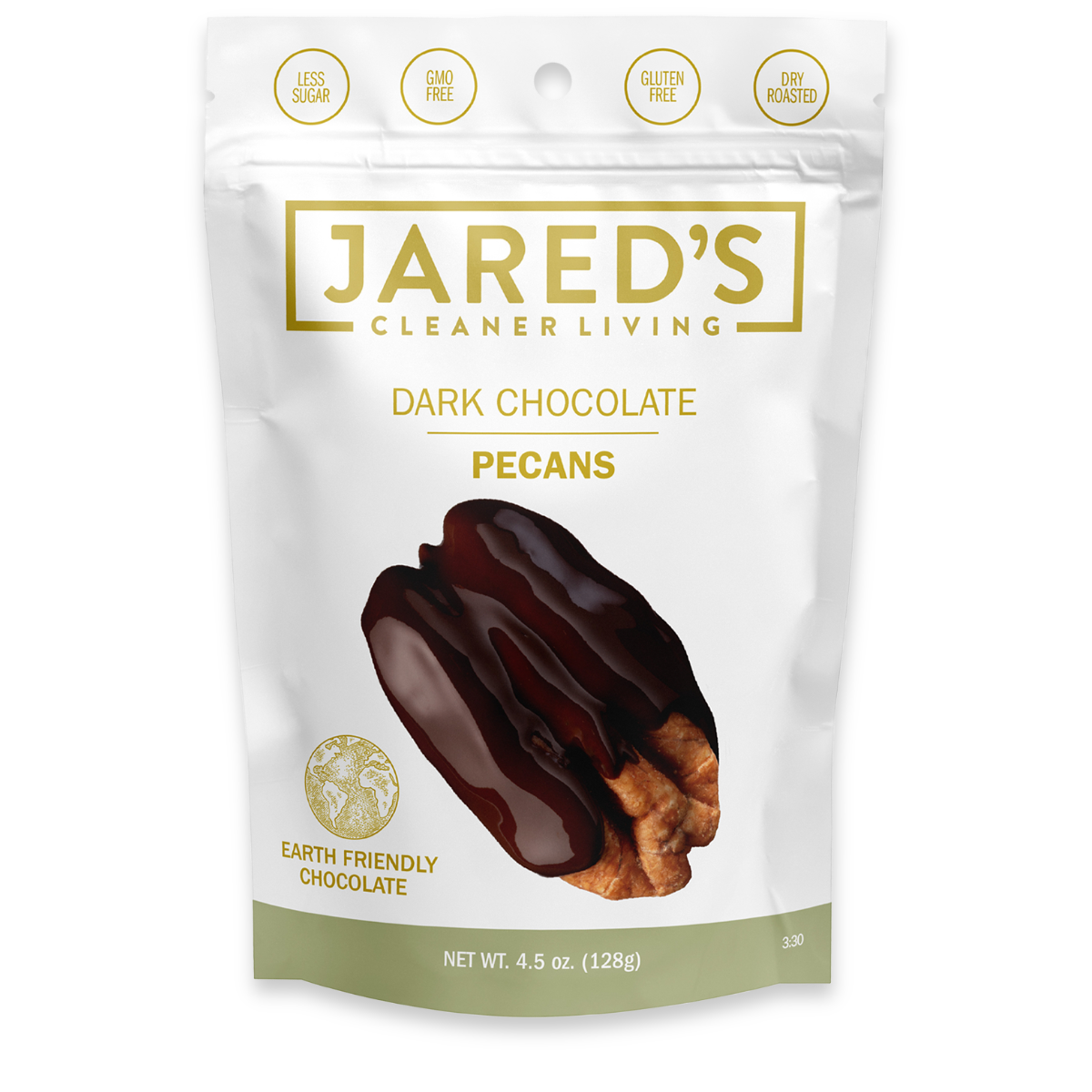 Dry Roasted Pecans with Dark Chocolate