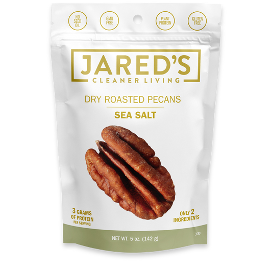 Dry Roasted Pecans with Sea Salt