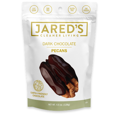 Dry Roasted Pecans with Dark Chocolate